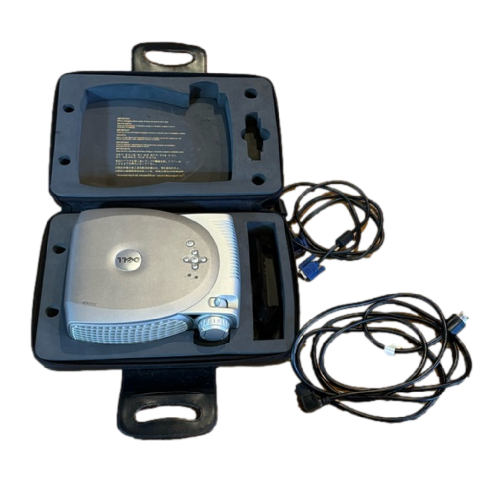 Dell 2200MP Projector with carrying case and cords